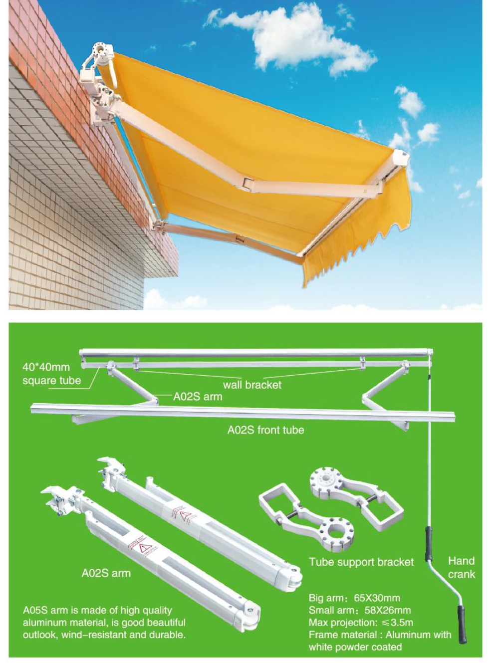 Toldo A02S